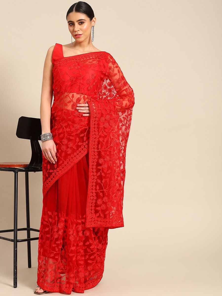 Kalamkari Vol 9 Net Party Wear Saree Catalog
